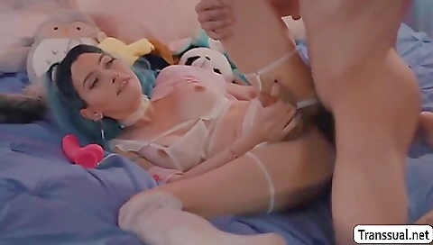 Big boobs girl with a huge ass gets her ass fucked