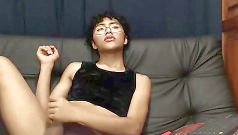 Solo video showing a gorgeous brunette wearing a dress